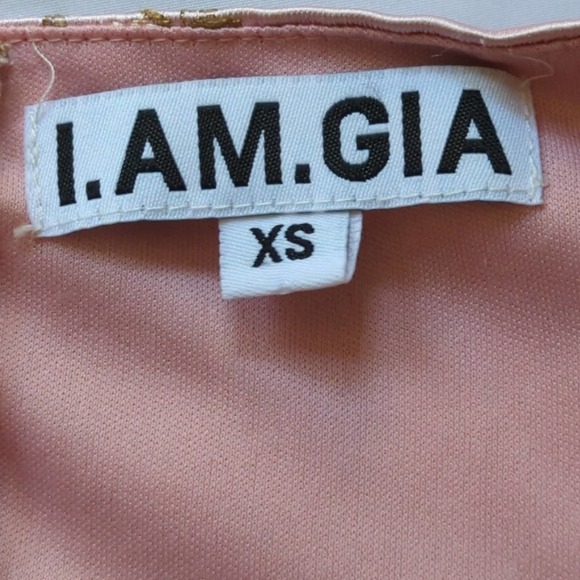 I.AM.GIA Womens Rose Kiko Mini Dress  Satin XS - Picture 11 of 12